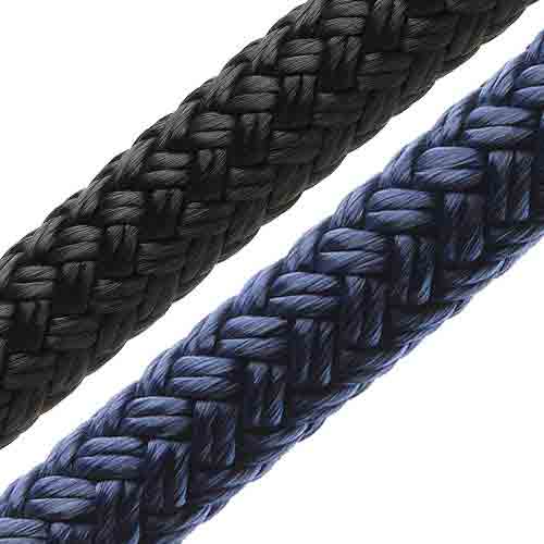 Braided polyester dockline mooring rope - Click Image to Close