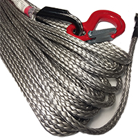 Marlow Winch Rope: 30m x 9.5mm with hook