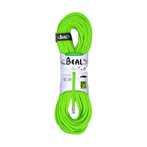 Beal Virus 10mm Climbing Rope - green [Beal virus bagged rope