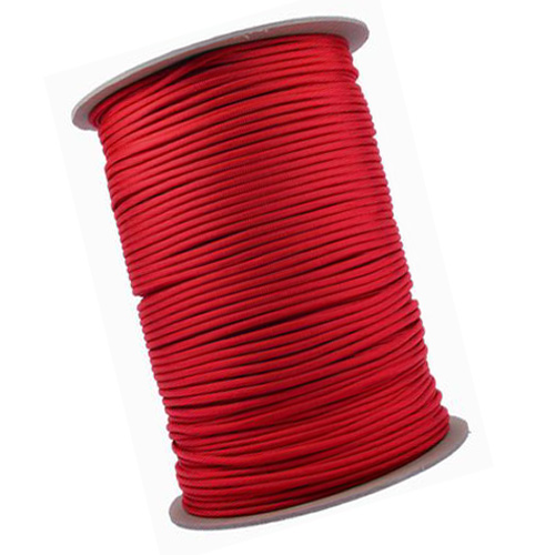 Full reel (300m) 550 Paracord- Scarlet Red - Click Image to Close