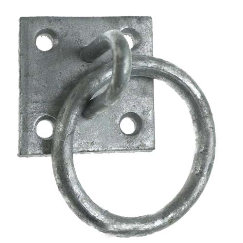 4-hole Ring Plate (Galvanised Steel) - Click Image to Close