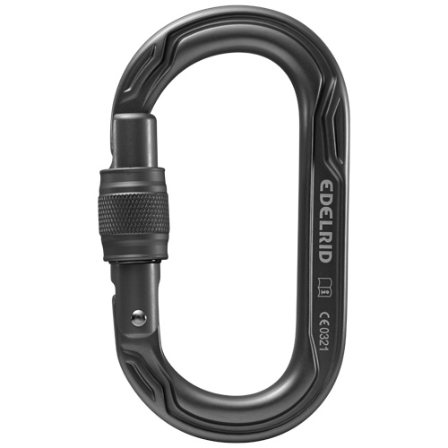 Edelrid Oval Power 2500 screw lock carabiner - Click Image to Close
