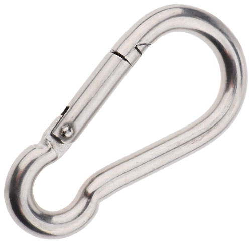 Stainless Steel Snap Hook (Carbine) - Click Image to Close